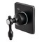 Kingston Brass KS3040TAL Tudor Three-Way Diverter Valve W/ Trim Kit, Matte Black KS3040TAL - alternate 1